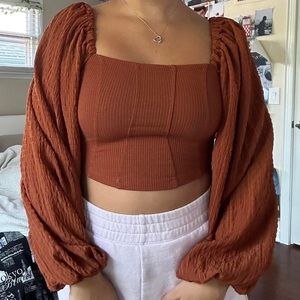 Urban Outfitters Long Sleeve Blouse